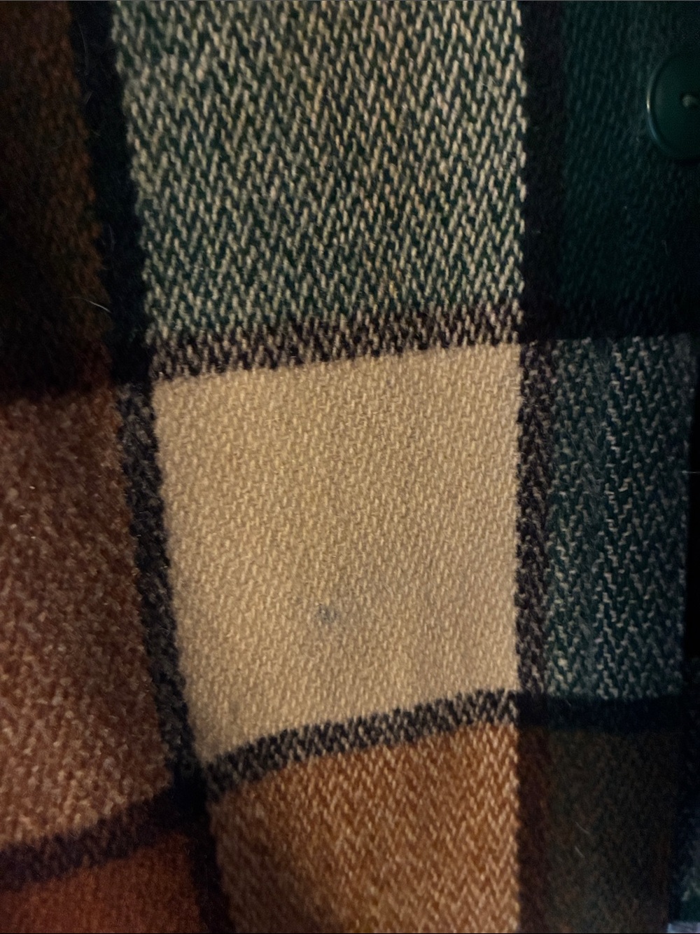Woolrich Plaid 100% Wool Shirt Jacket - Picture 3 of 3